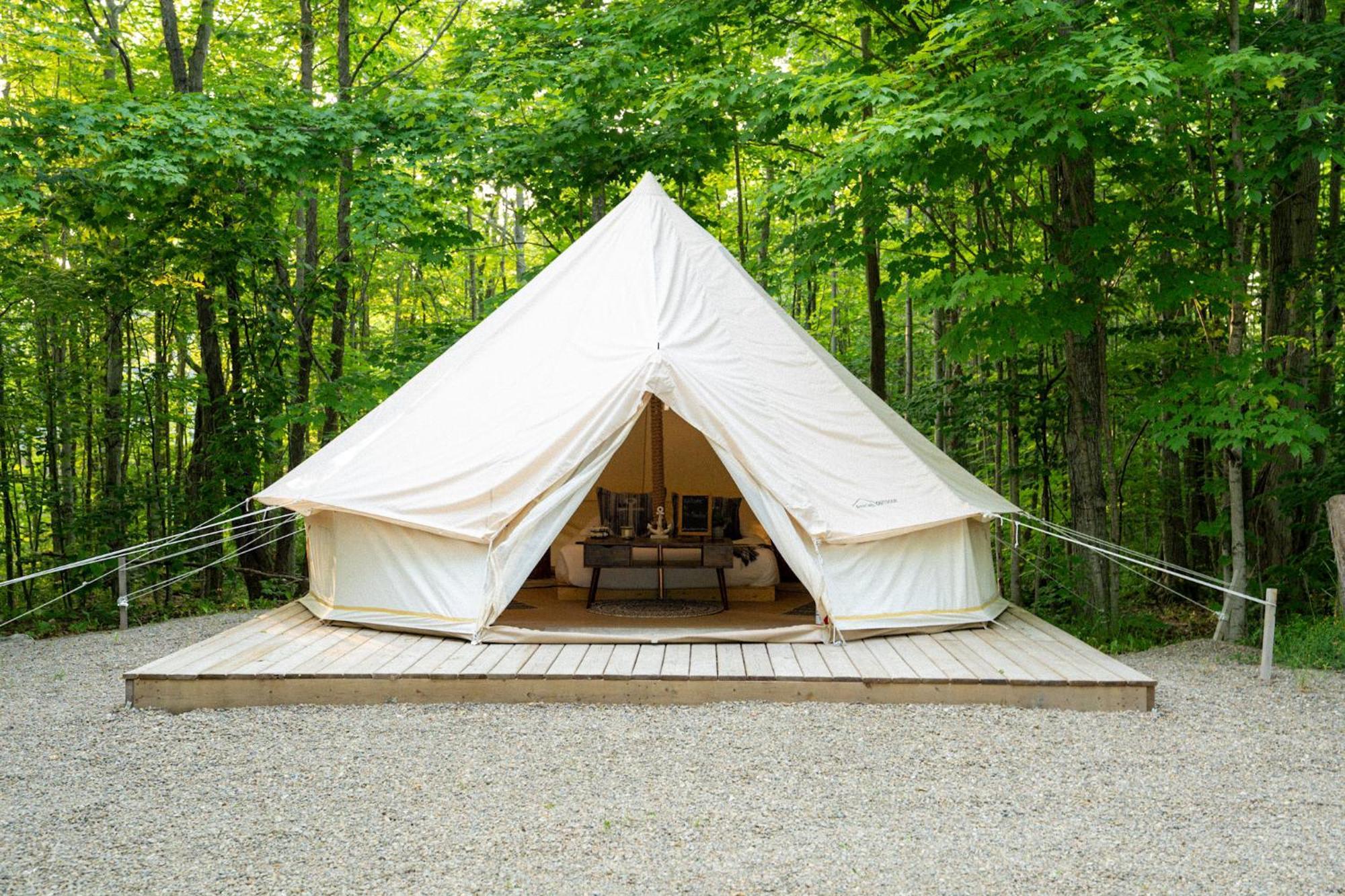 Grotto Getaway Hotell Miller Lake Exteriör bild