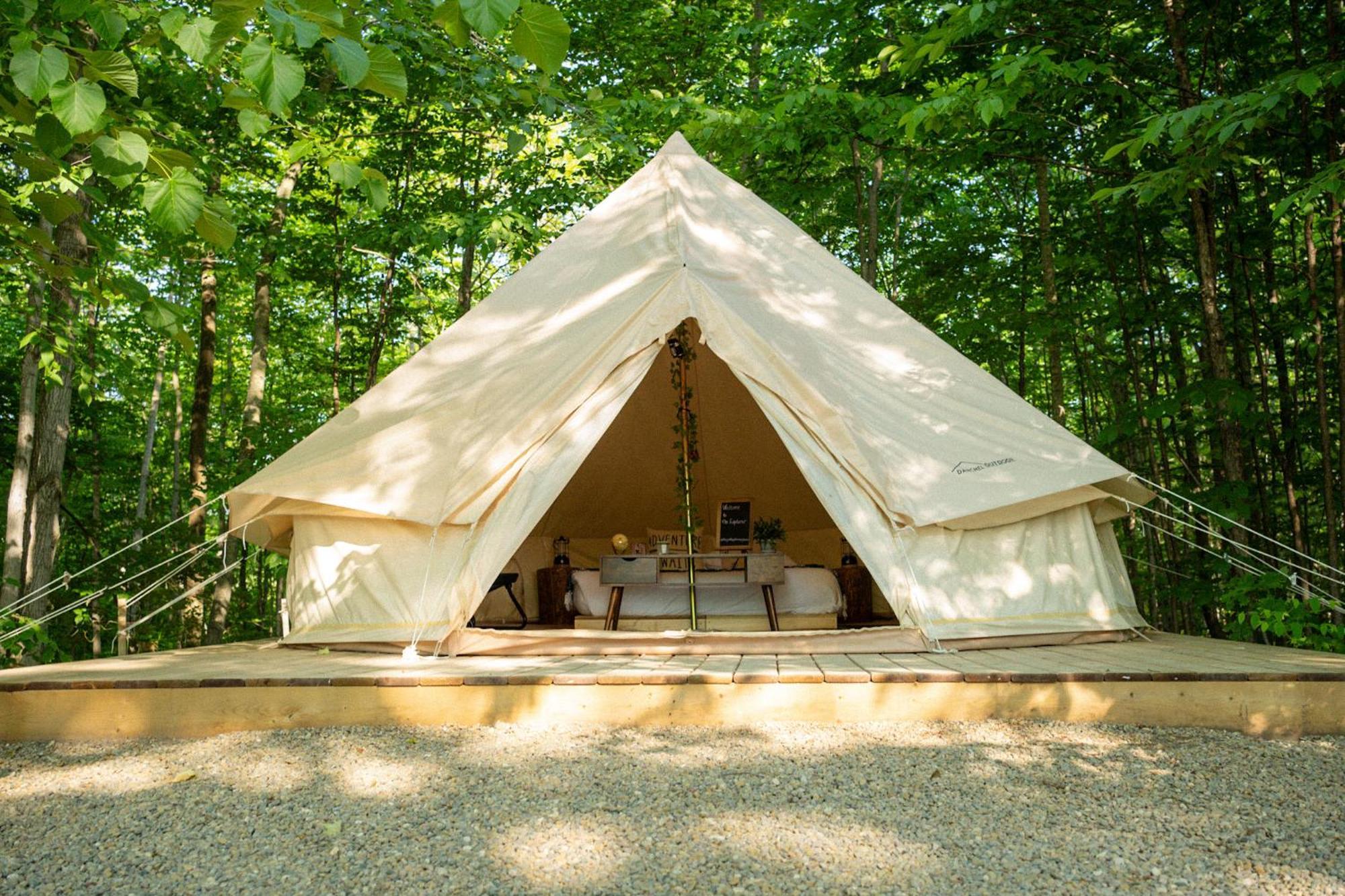 Grotto Getaway Hotell Miller Lake Exteriör bild