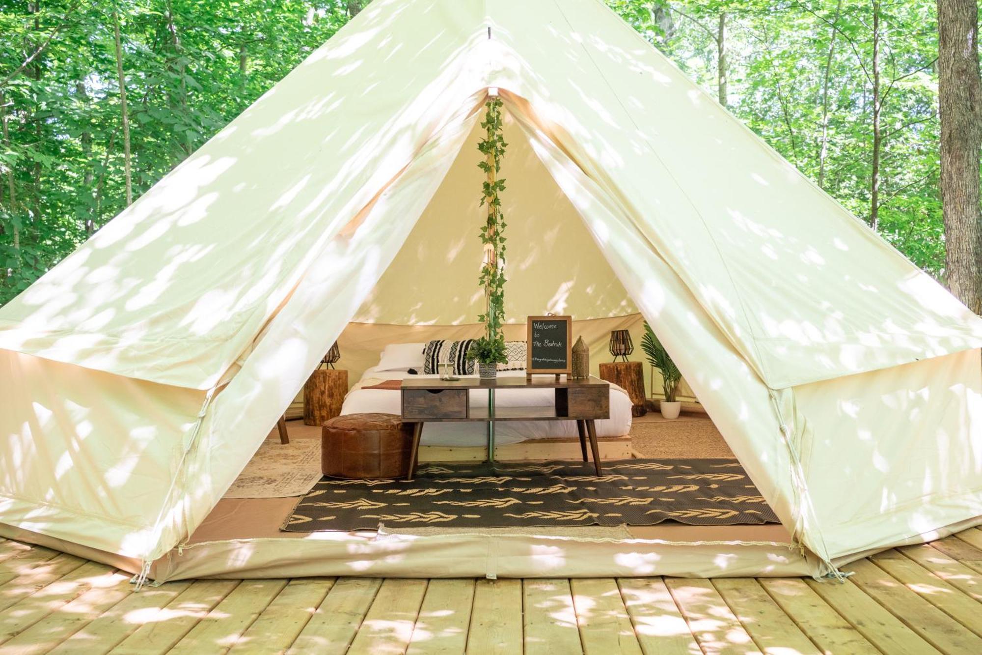 Grotto Getaway Hotell Miller Lake Exteriör bild