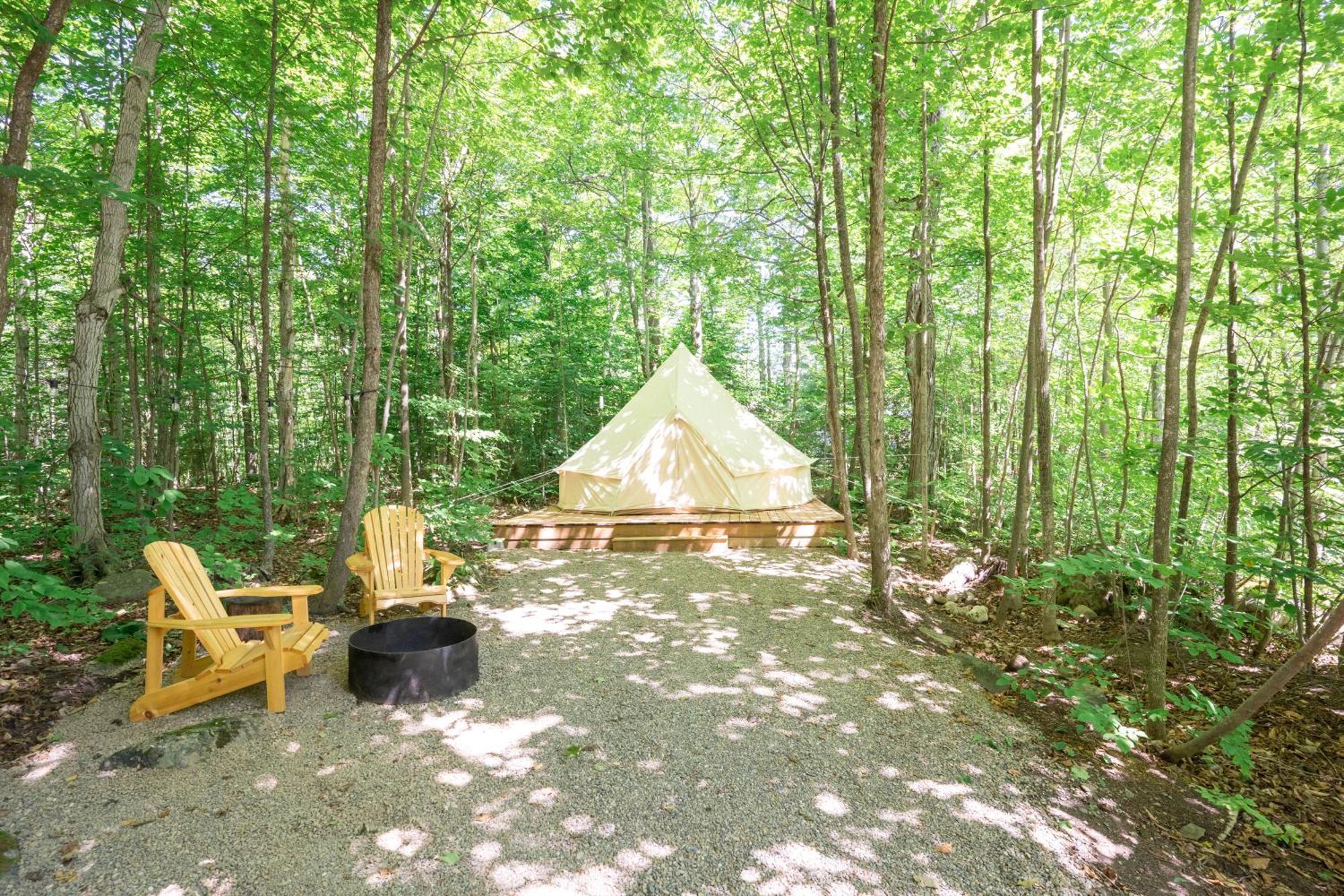 Grotto Getaway Hotell Miller Lake Exteriör bild