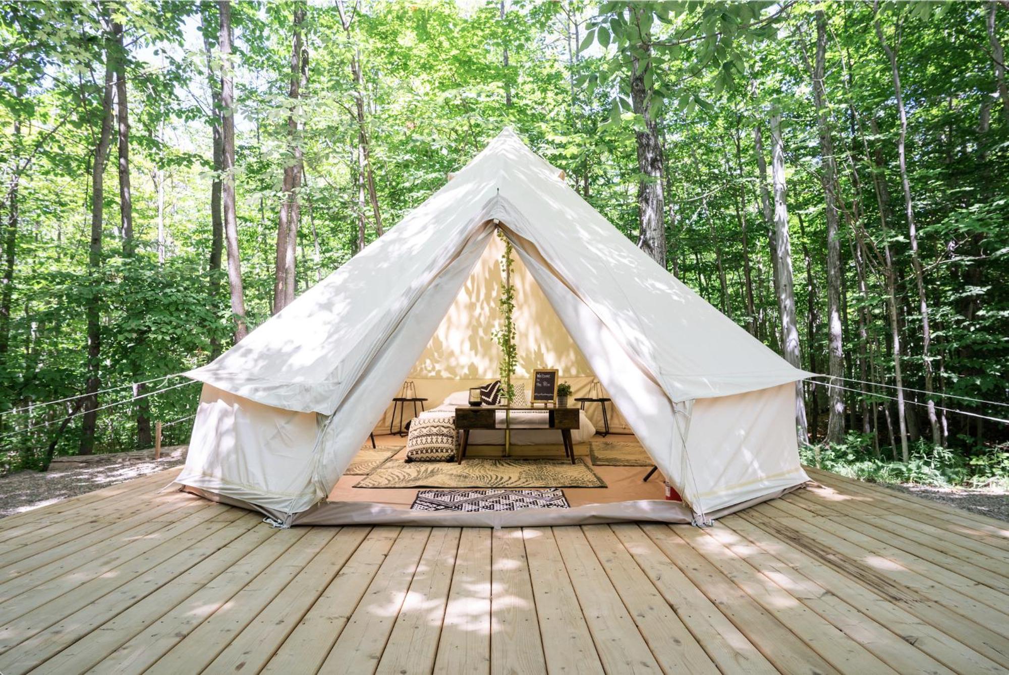 Grotto Getaway Hotell Miller Lake Exteriör bild