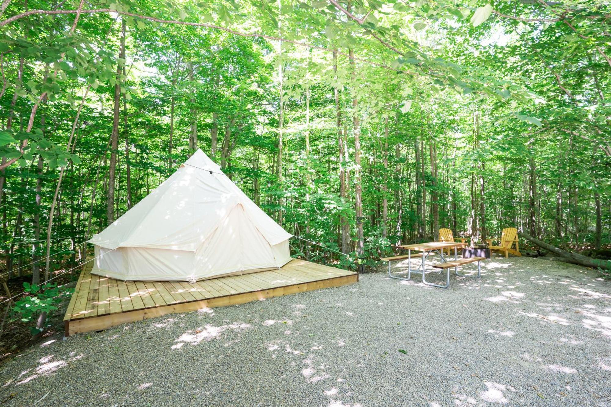 Grotto Getaway Hotell Miller Lake Exteriör bild