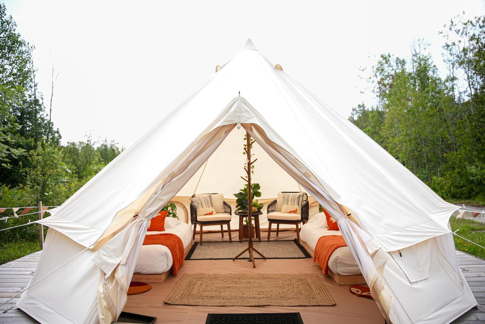 Grotto Getaway Hotell Miller Lake Exteriör bild