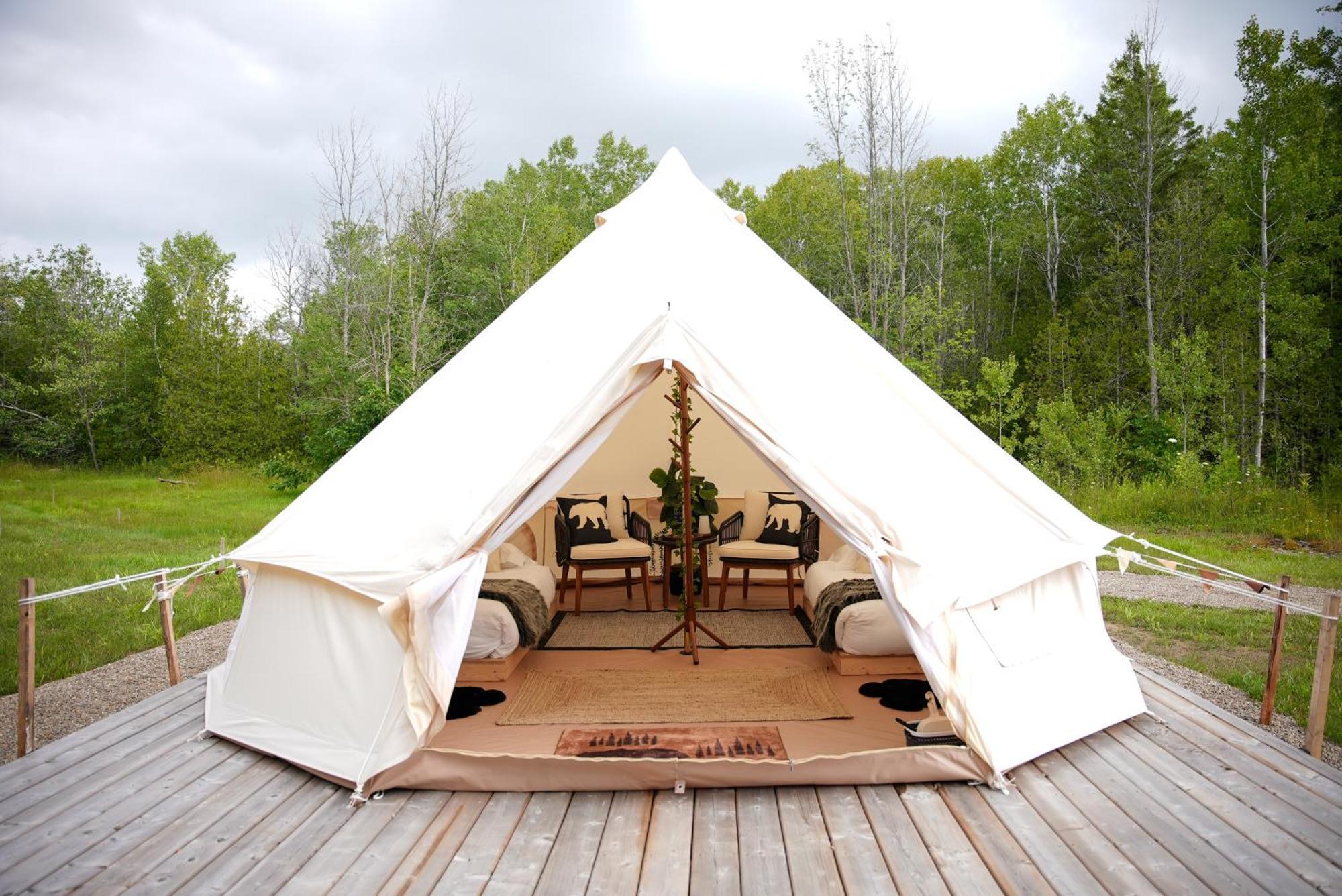 Grotto Getaway Hotell Miller Lake Exteriör bild