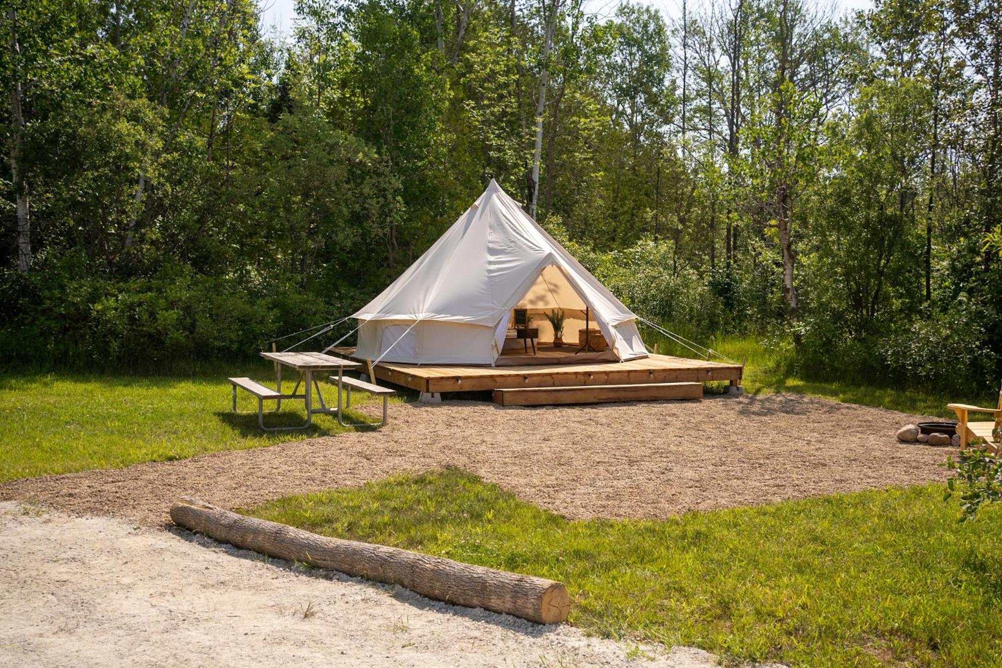 Grotto Getaway Hotell Miller Lake Exteriör bild